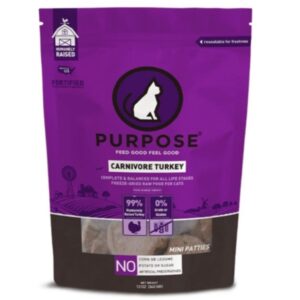 Purpose – 凍乾生肉肉餅貓糧 - 火雞肉 12oz