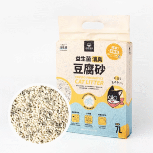 汪喵星球 - 益生菌消臭豆腐砂 原味 (米粒型)