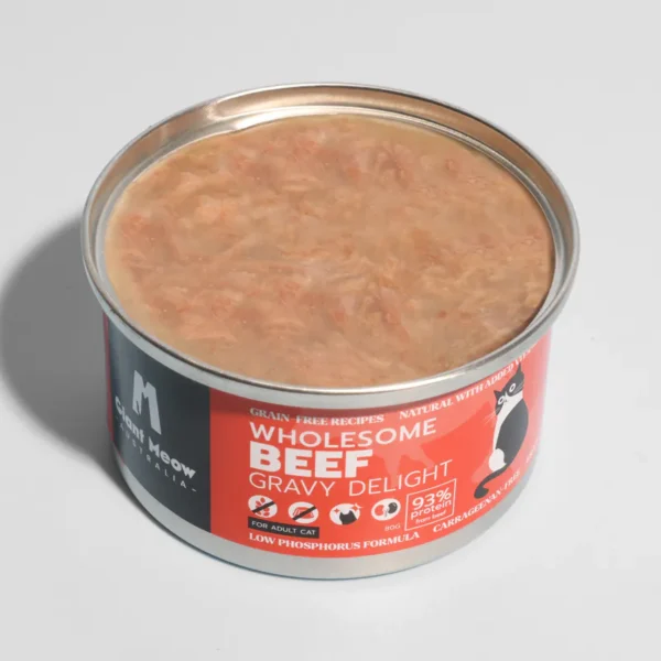 Giant Meow - 澳紐草飼牛肉 80g (成貓) 10罐 試食裝：圖片 2