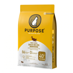 PURPOSE – 貓糧 – 無穀物 鴨肉+ 白魚 全貓( 後生元) 配方 10 lbs
