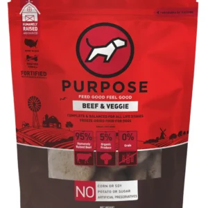Purpose - 凍乾生肉肉餅狗糧 - 牛肉 14oz
