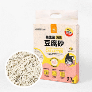 汪喵星球 - 益生菌消臭豆腐砂 原味 (條型)