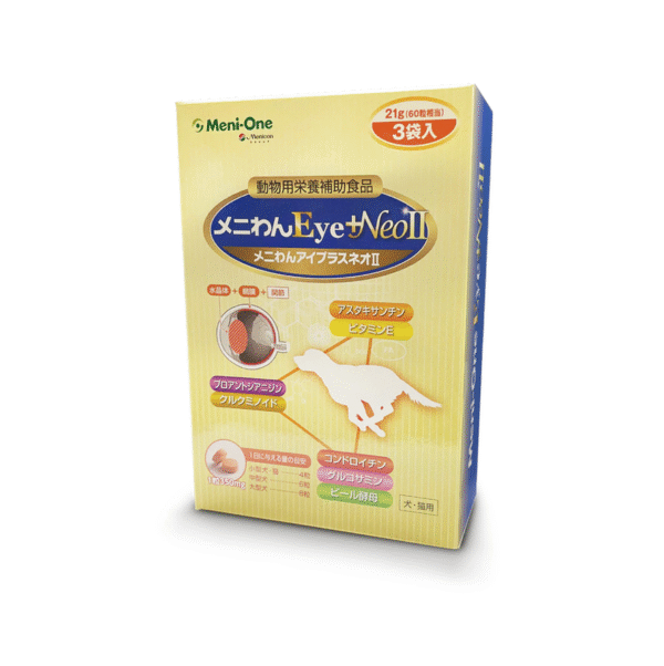 Meni One (日本動物醫院專用補給品品牌) - 眼科關節處方保健品 (犬貓適用) 180 粒
